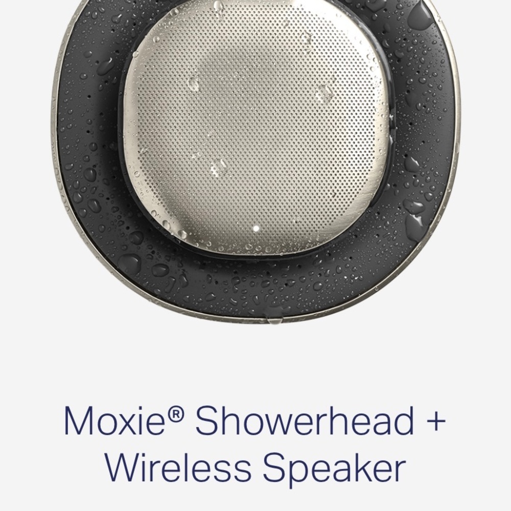 NWT KOHLER Showerhead and BLUETOOTH Speaker - Polished Chrome